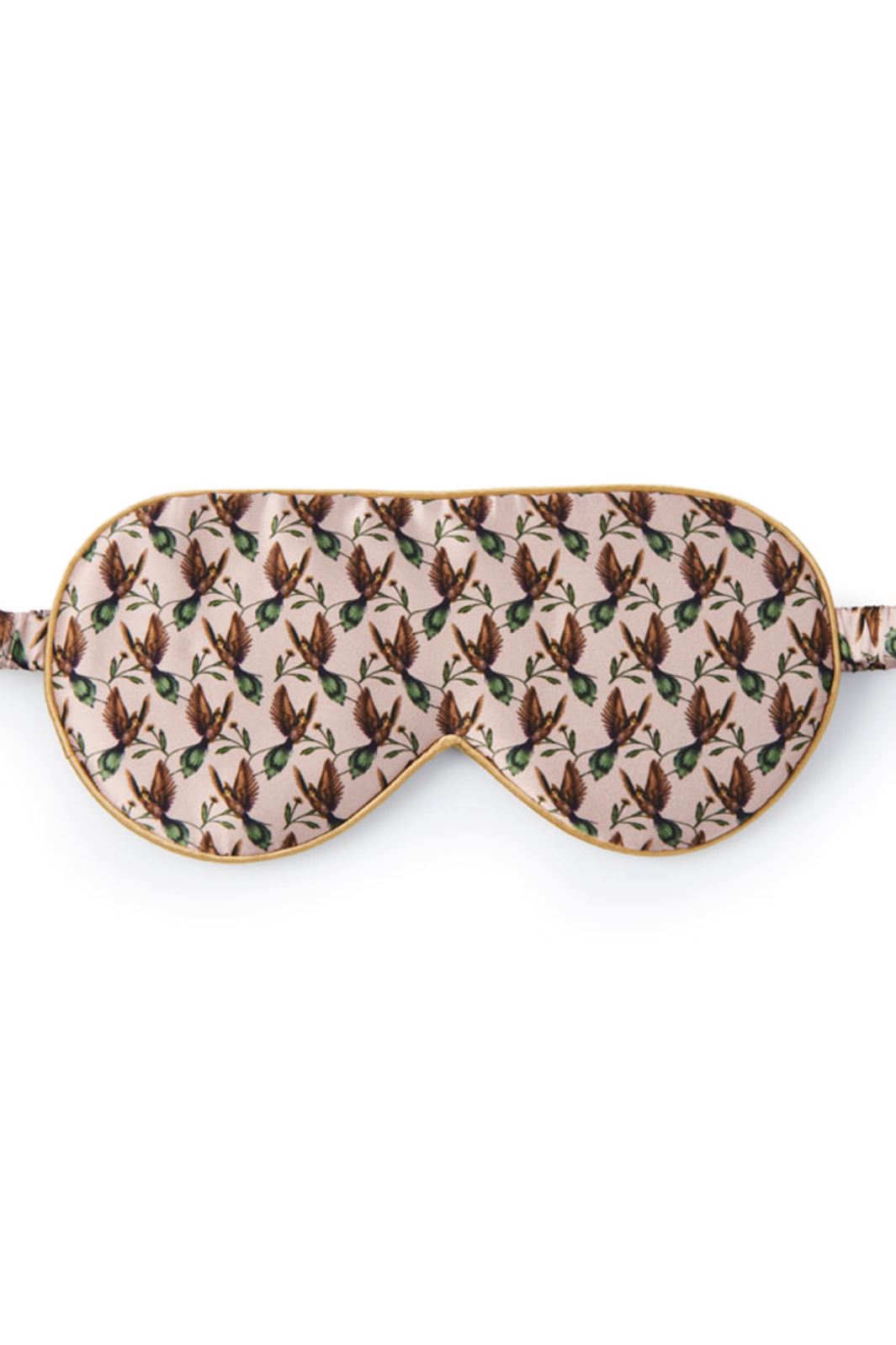 Fan Palm - Sleeping Eye Mask - Rose Hummingbird Sovemasker