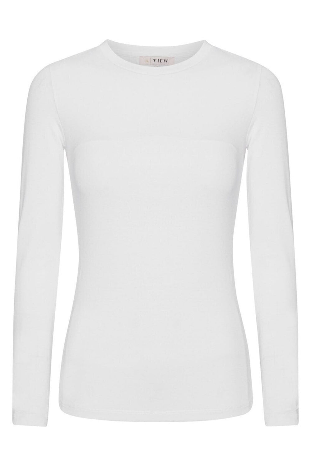 Forudbestilling - A-VIEW - Stabil Top L/S - 000 White Bluser