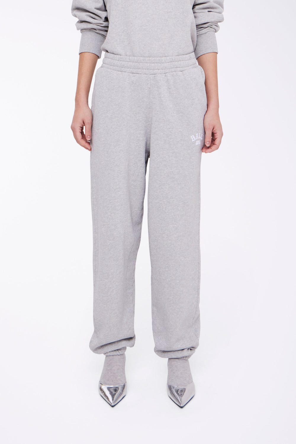 Forudbestilling - Ball - Bajohnson Sweatpant - 204054 Medium Grey Melange Sweatpants
