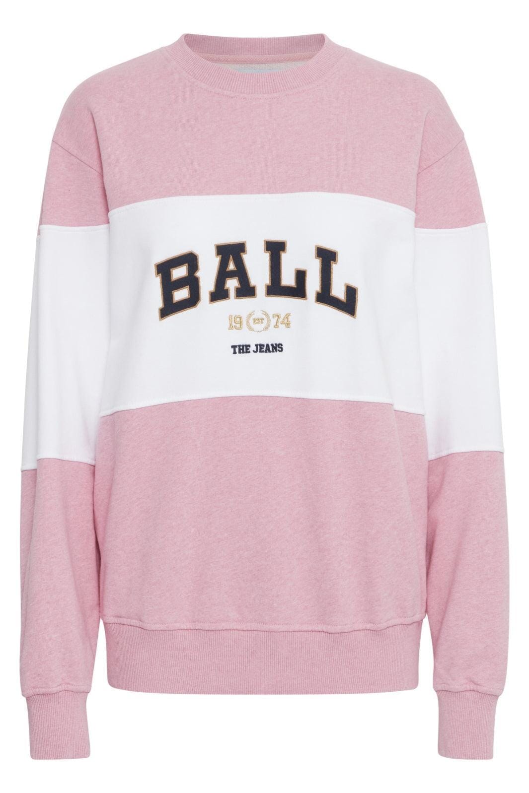 Forudbestilling - Ball - Bamontana Sweatshirt - 1621261 Azalea Pink Melange Sweatshirts