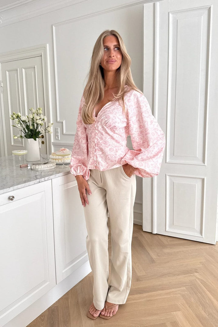 BYIC - Addyic Shirt A23946 - Light Pink Floral