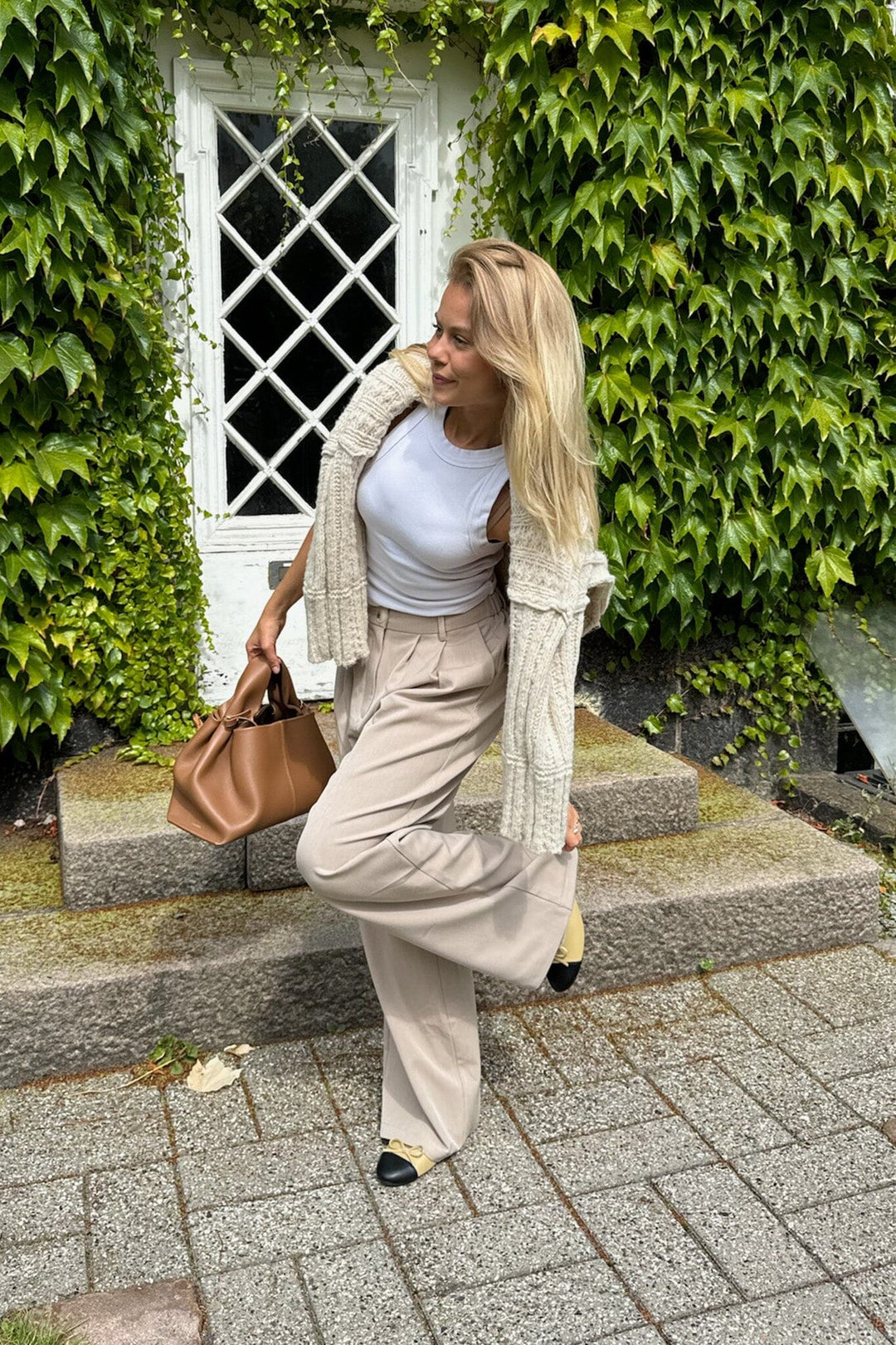 Forudbestilling - BYIC - Claraic Pants - beige Beige Bukser