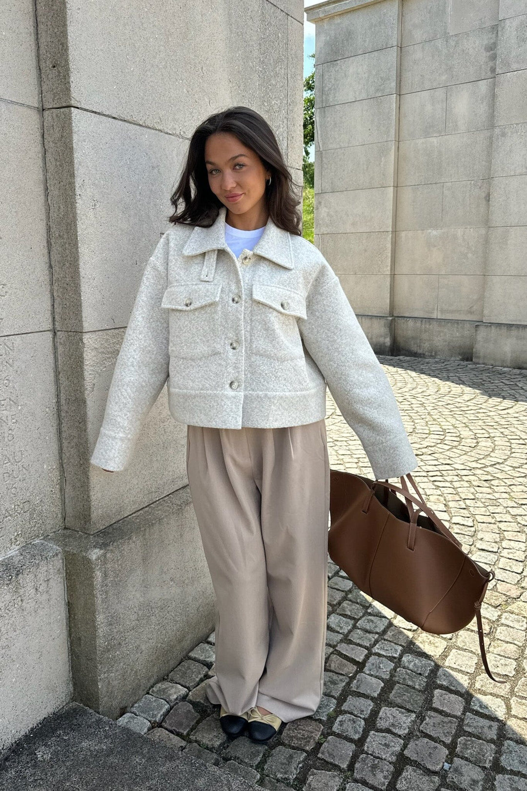 Forudbestilling - BYIC - Claraic Pants - beige Beige Bukser