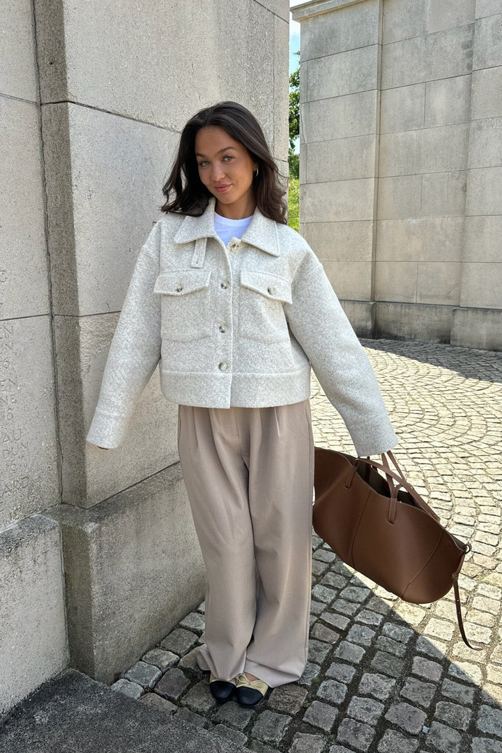 Forudbestilling - BYIC - Claraic Pants - beige Beige Bukser