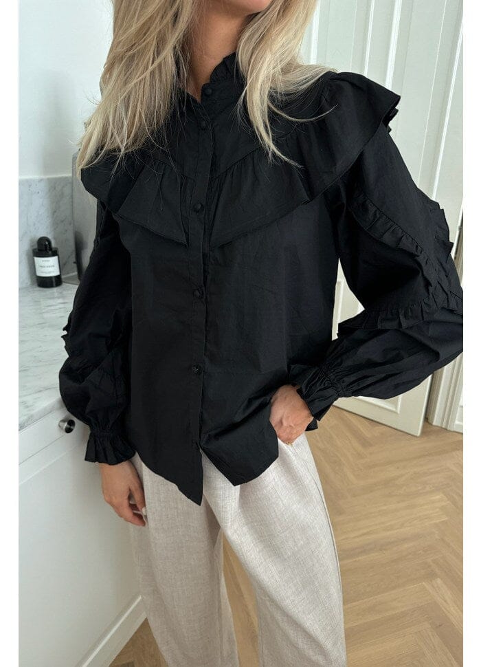 Forudbestilling - BYIC - Isaic Shirt - black Black Bluser