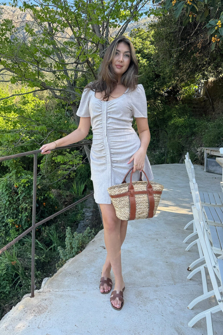 Forudbestilling - BYIC - Merleic Dress - beige Beige Kjoler