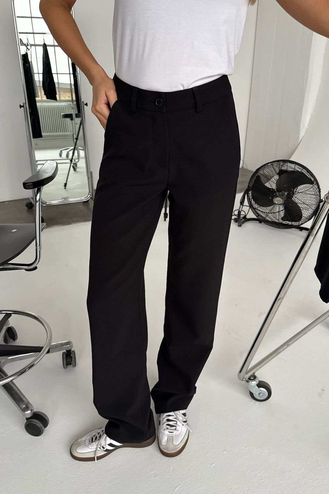 Forudbestilling - BYIC - Signatureic Pants A23778 - Black Bukser