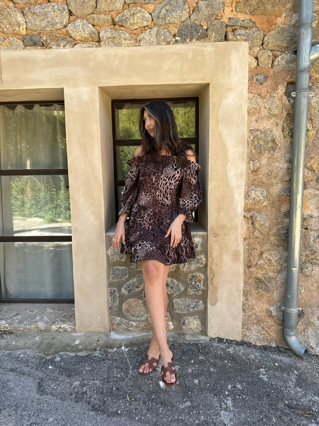 Forudbestilling - BYIC - Sigridic Dress - lp Leo Print Kjoler