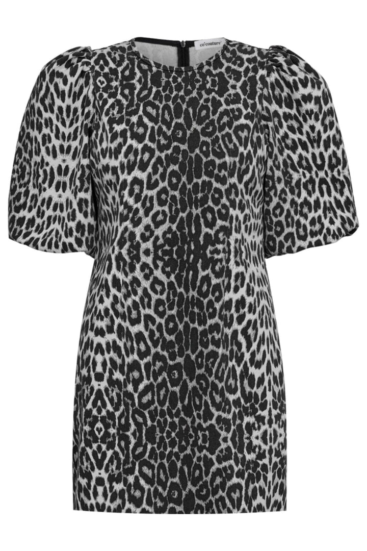 Forudbestilling - Co´couture - Leocc Crop Puff Dress 36383 - 140 Dark Grey Kjoler