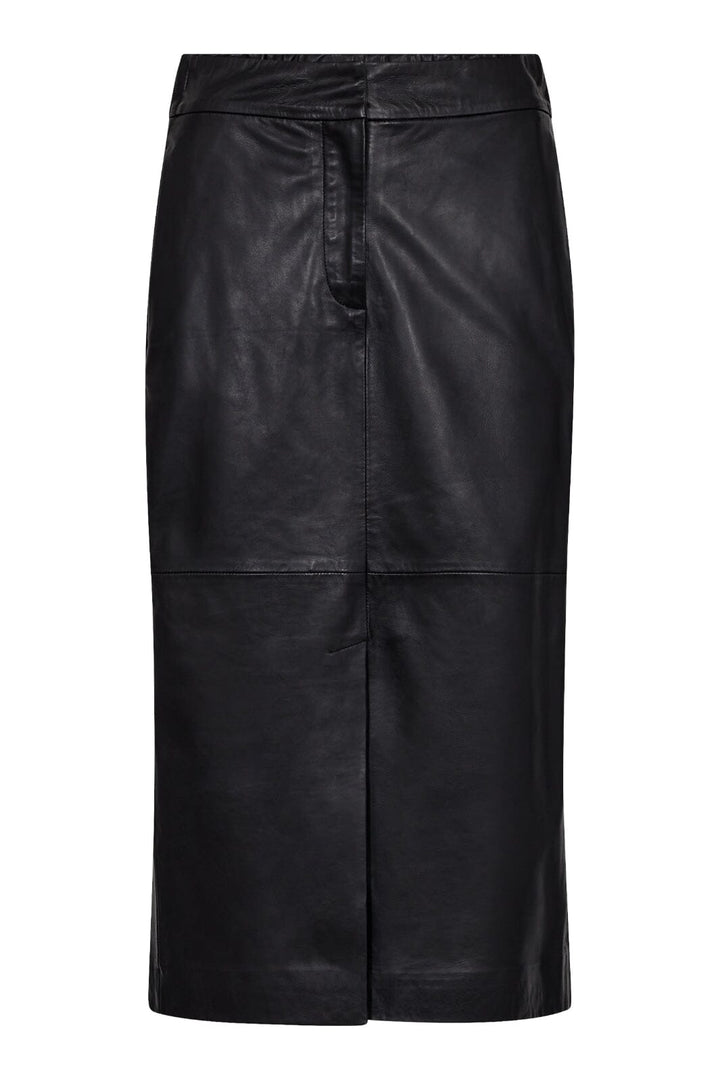 Forudbestilling - Co´couture - Phoebecc Leather Pencil Skirt 34166 - 96 Black Nederdele