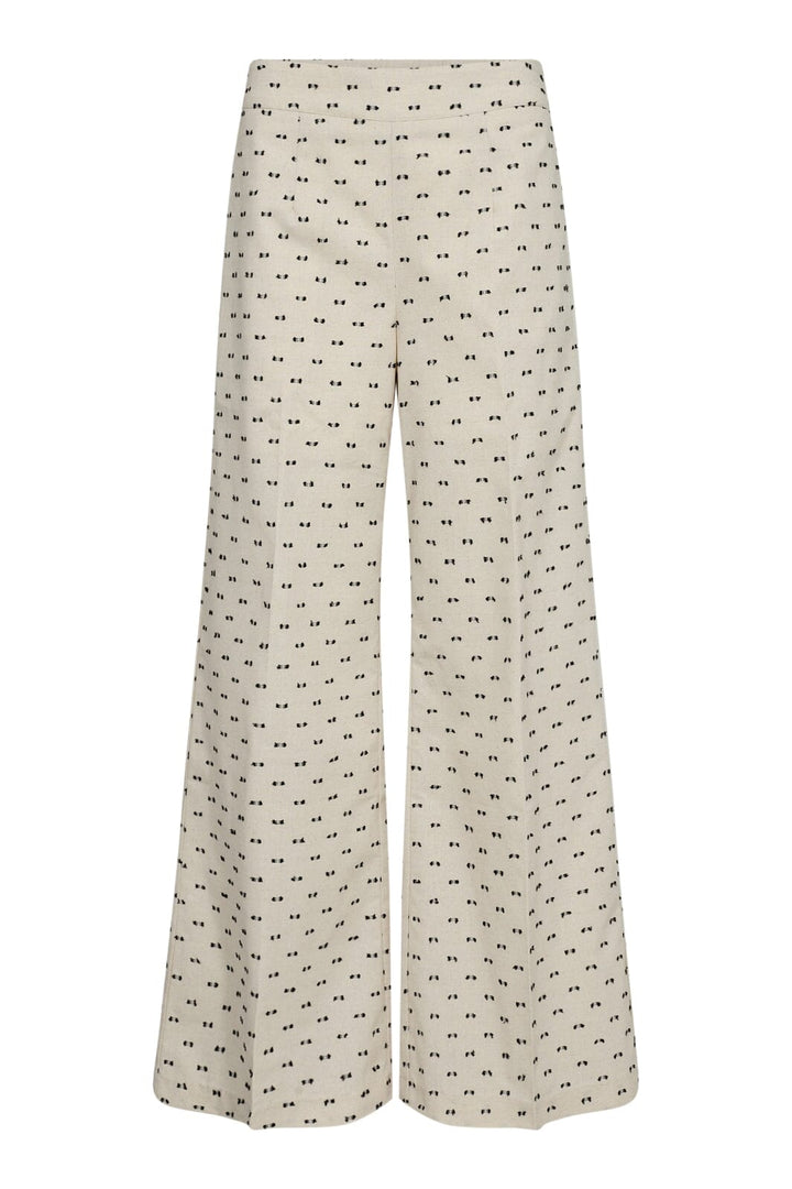 Forudbestilling - Co´couture - Pixiecc Wide Pant 31423 - 11 Off White Bukser