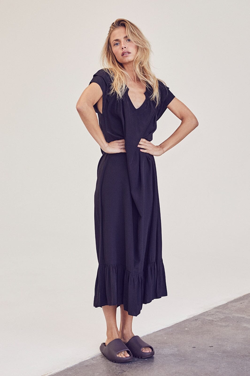 Forudbestilling - Co´couture - Sunrisecc Dress 76242 - 96 Black Kjoler