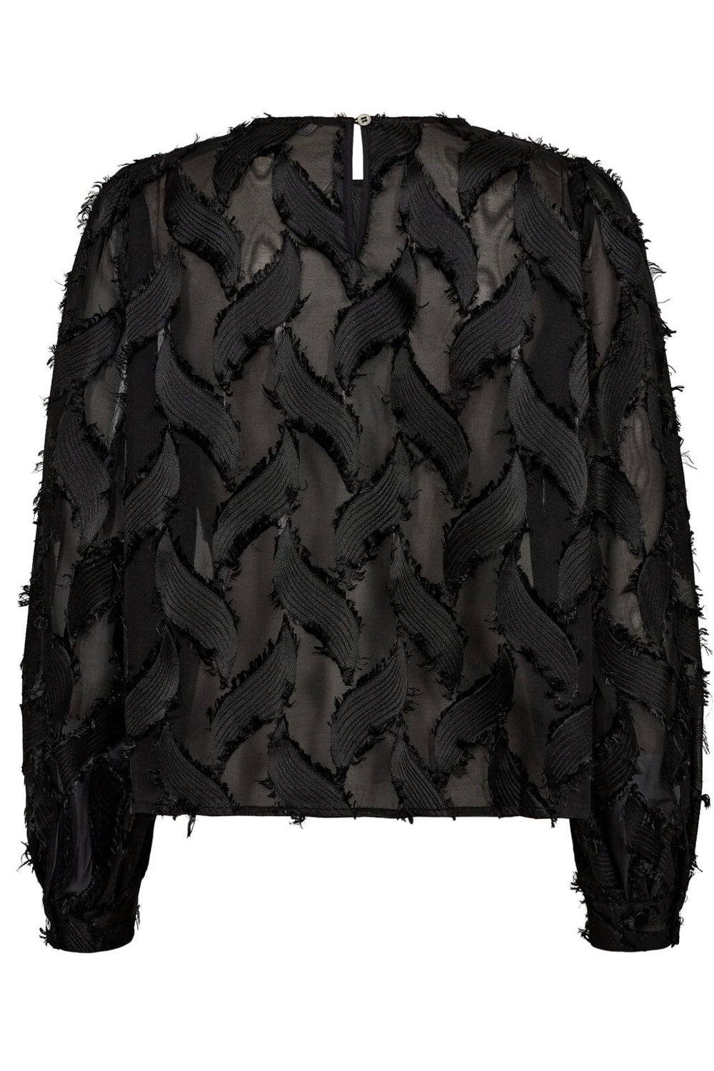 Forudbestilling - Co´couture - Sylviecc Structure Blouse 35637 - 96 Black Bluser