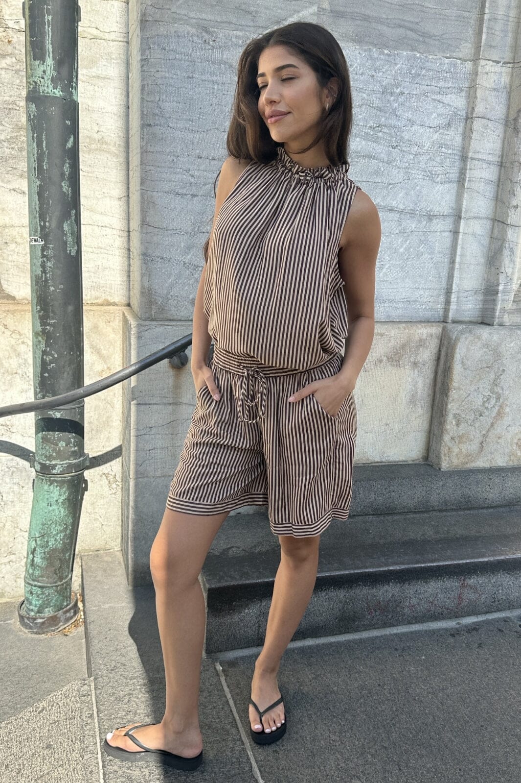 Continue - Lis Small Stripe 14957 - Brown Small Stripe