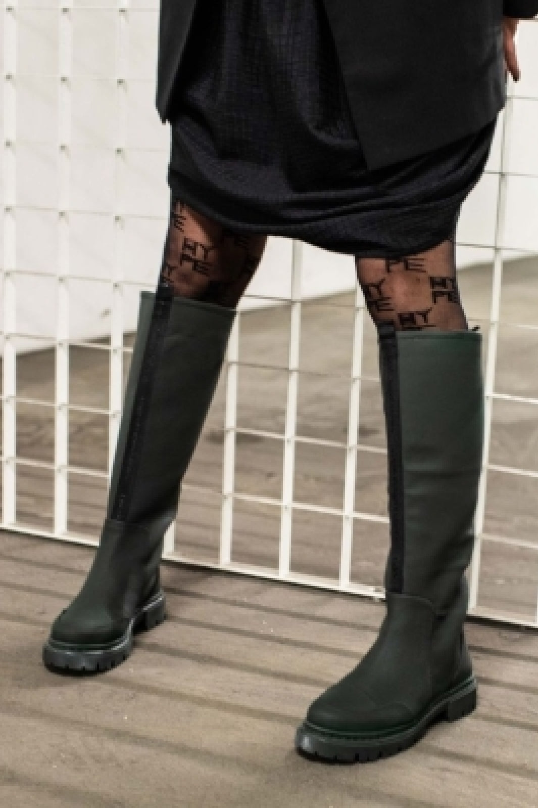 Forudbestilling - Copenhagen Shoes - Floating High - 0581 Khaki (Oktober) Støvler