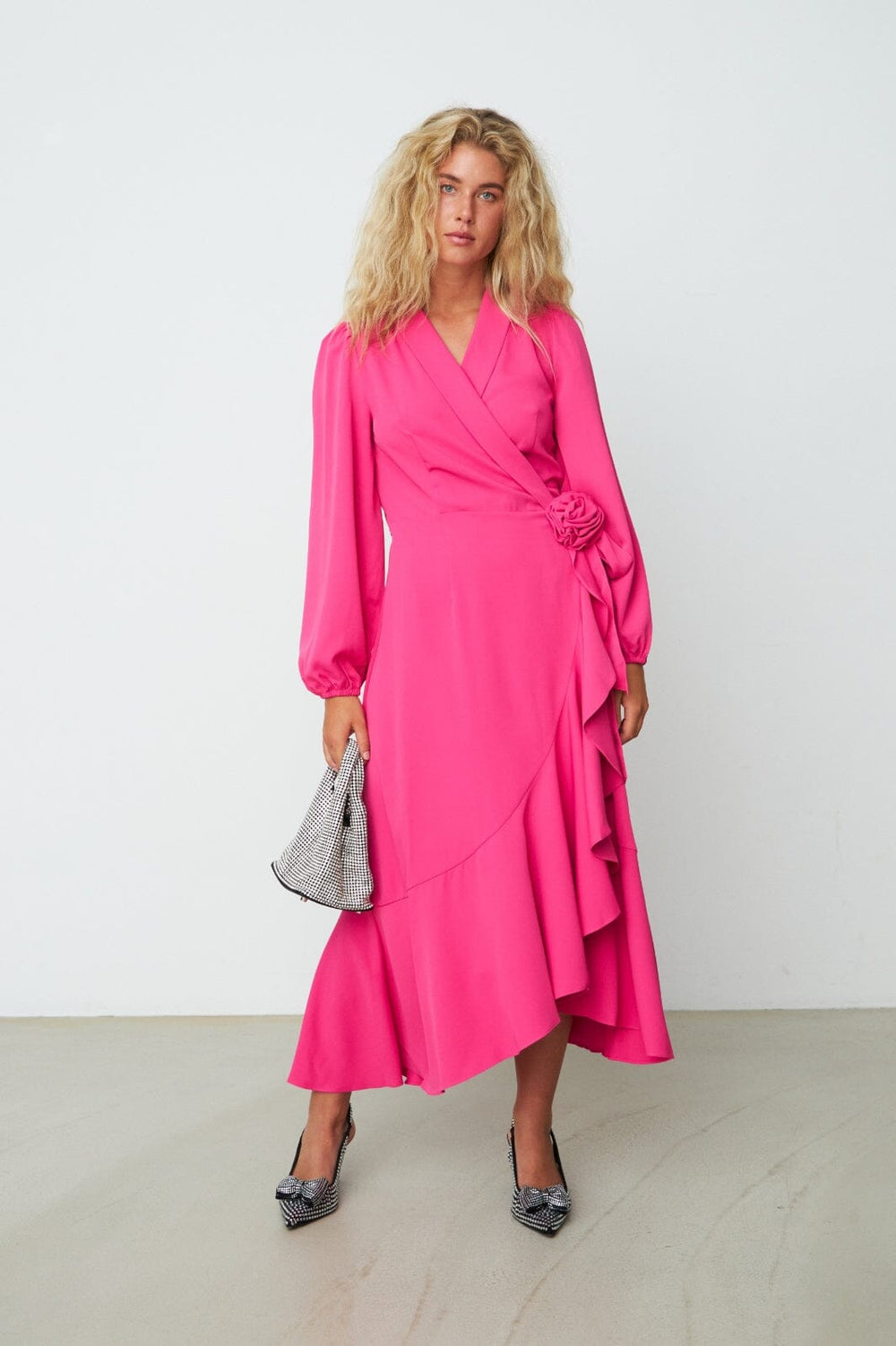 Forudbestilling - Cras - Lotuscras Dress - 4002 Fuchsia Pink Kjoler