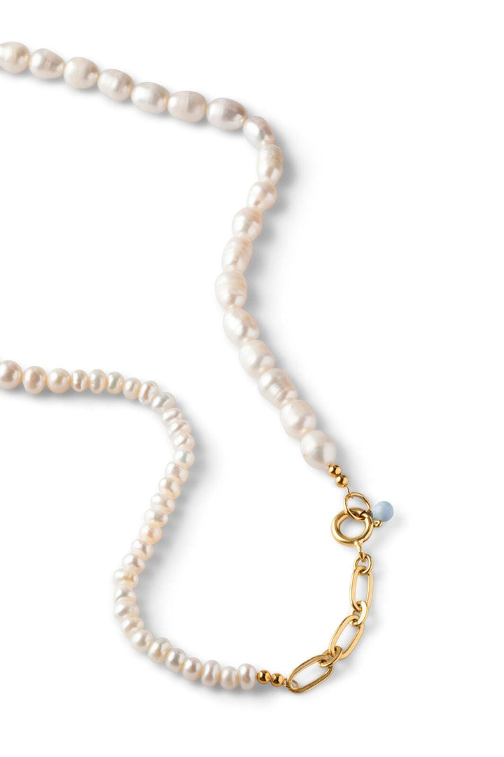 Forudbestilling - Enamel Copenhagen - Necklace, Pearlie - 925S/Gp Halskæder