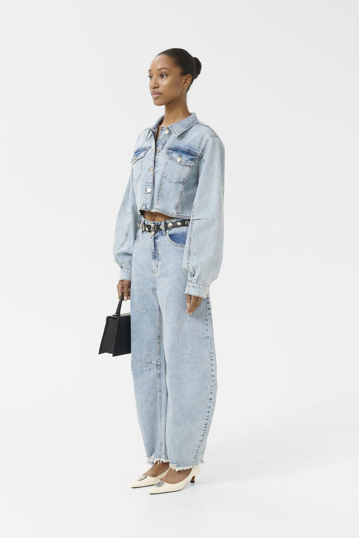 Gestuz - Gzdea Barrel Jeans 10910385 - 107868 - Light Blue Denim