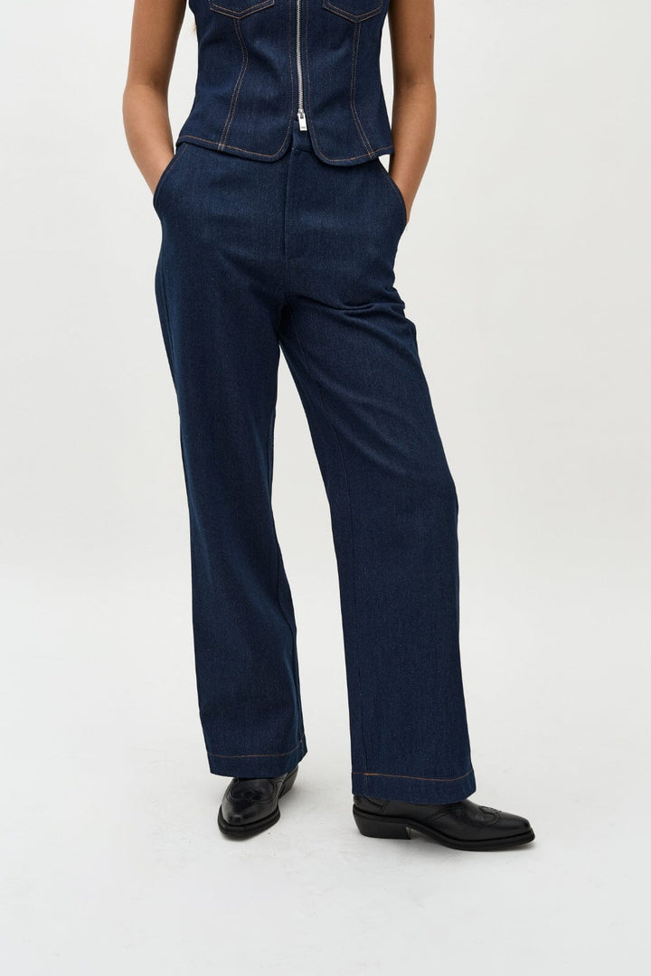 Forudbestilling - Global Funk - Cienne-G - 926 Medium Blue Bukser