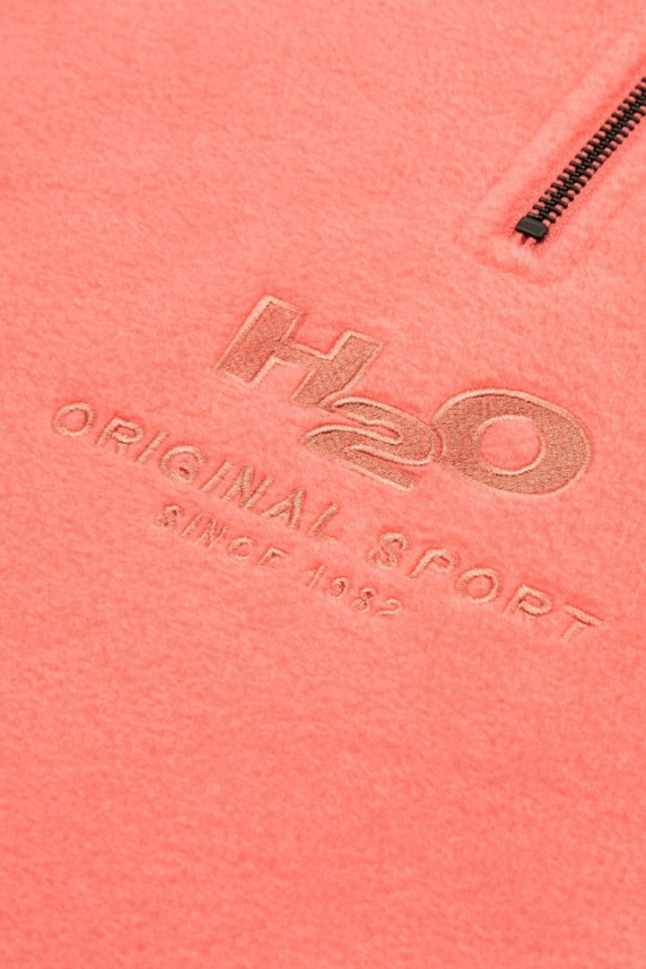 Forudbestilling - H2O - Blåvand II Fleece Half Zip - Coral (Juni/Juli) Fleece jakker