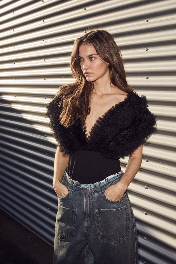 Forudbestilling - Haute L'Amitié - Funky Bodysuit HL10200 - Black Toppe