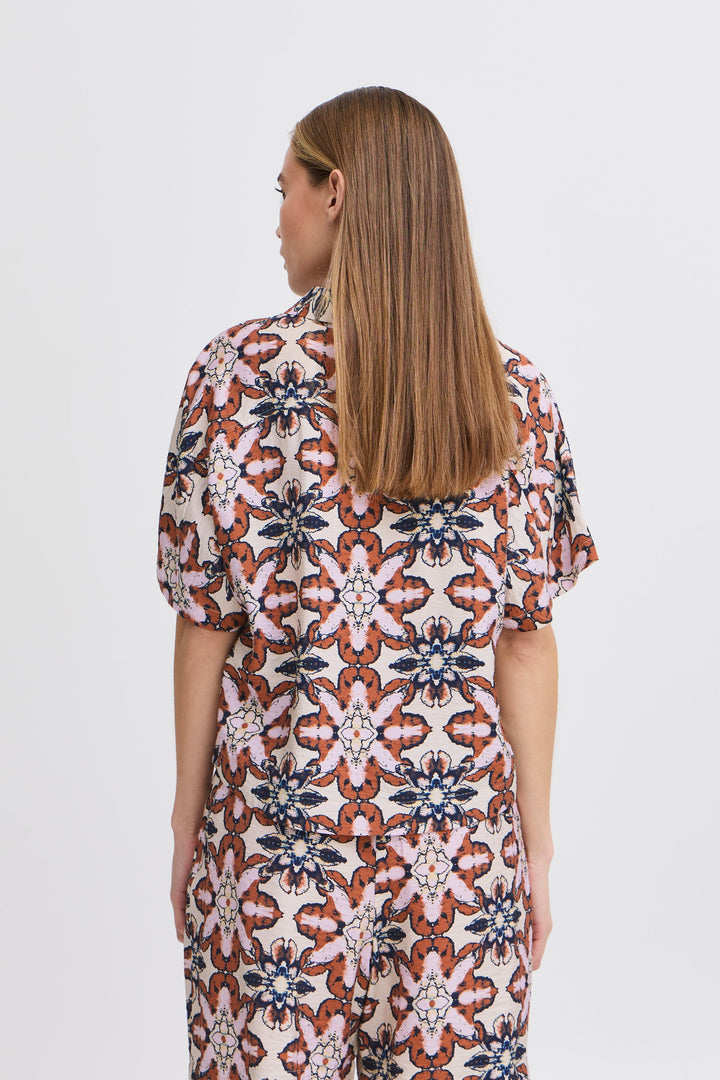 Forudbestilling - Ichi - Ihzasha Sh 20122977 - 204446 Folklore Flower Aop Skjorter