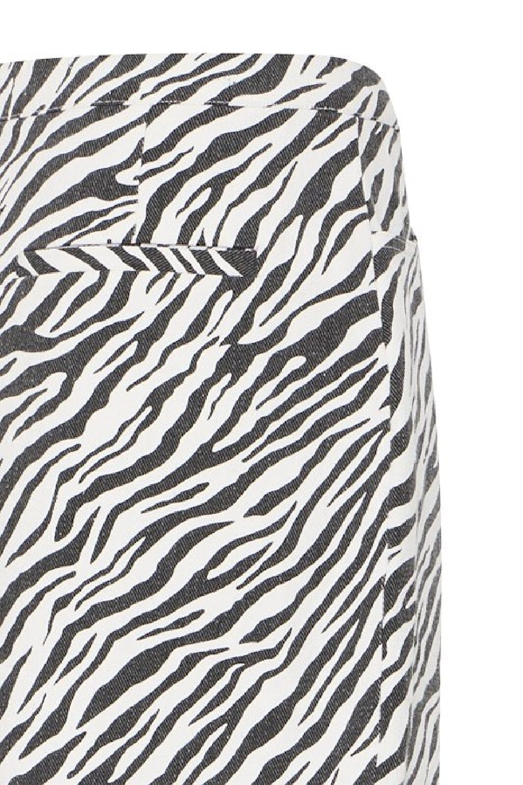 Forudbestilling - Ichi - Ixzebra - 194008 Black Nederdele