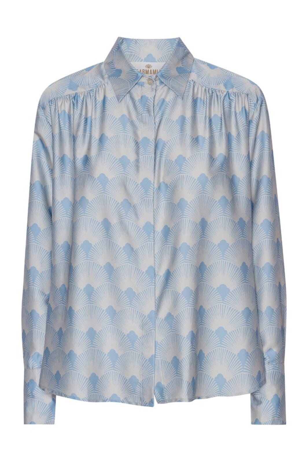 Forudbestilling - Karmamia - Augusta Shirt - Sky Fan Skjorter