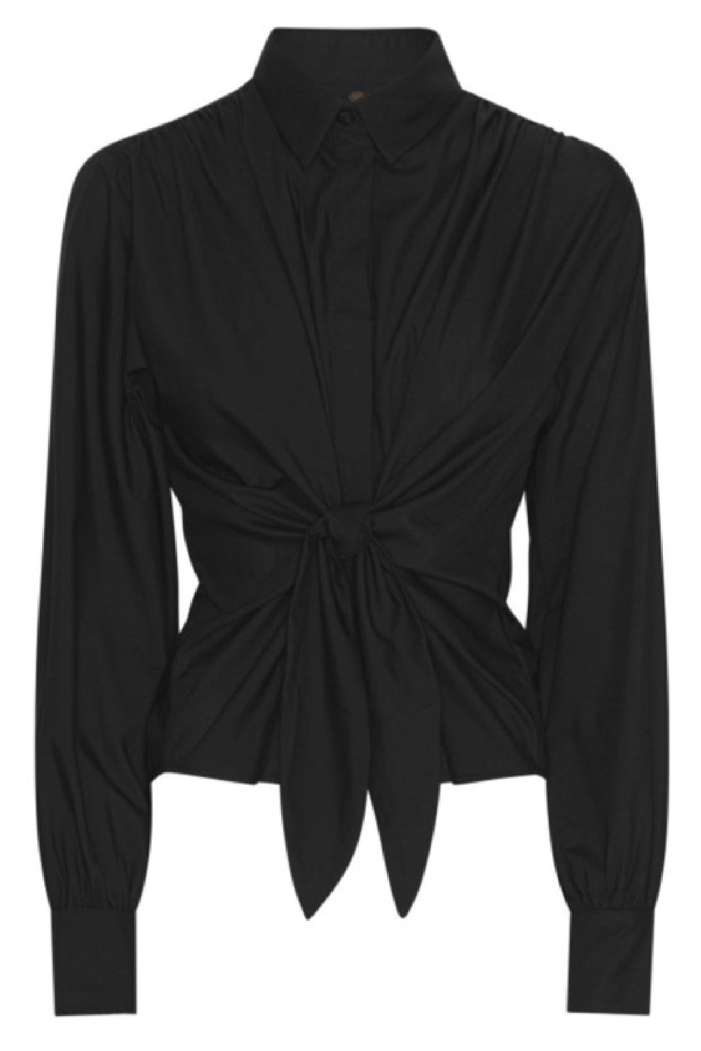 Forudbestilling - Karmamia - Lee Shirt - Black Cotton (Oktober) Skjorter