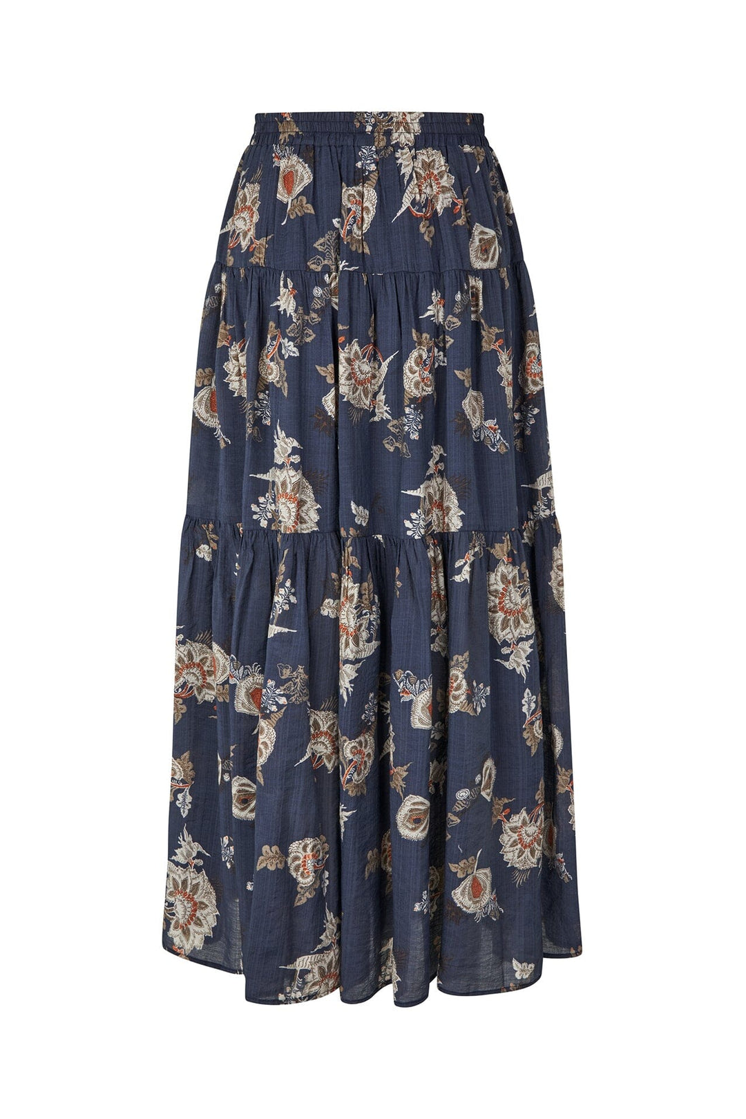 Forudbestilling - Lollys Laundry - Sunsetll Maxi Skirt - 23 Dark Blue Nederdele