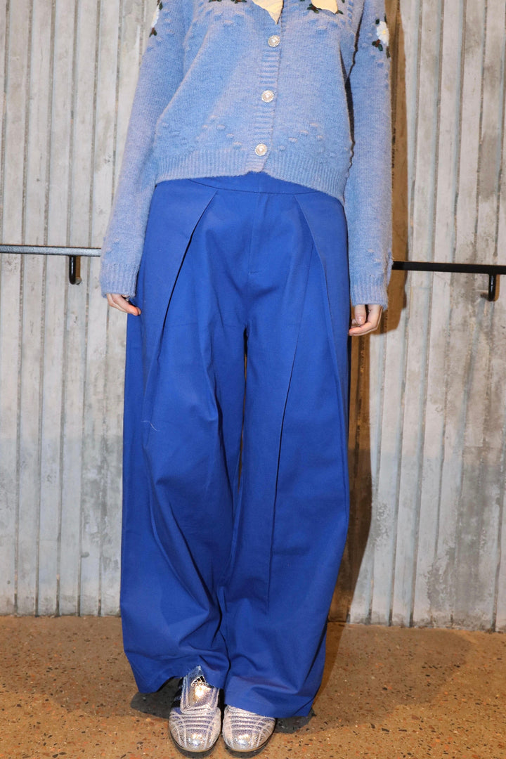 Forudbestilling - Lollys Laundry - Zolall Pants25459-2020 - 97 Neon Blue Bukser