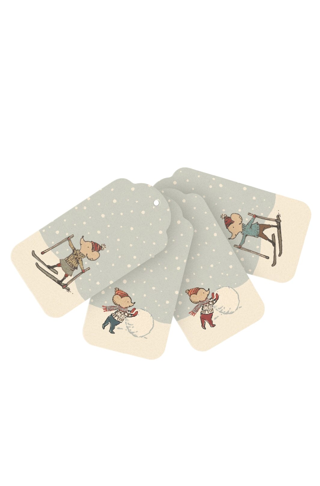 Forudbestilling - Maileg - Julegavemærker, 12 Stk Jul