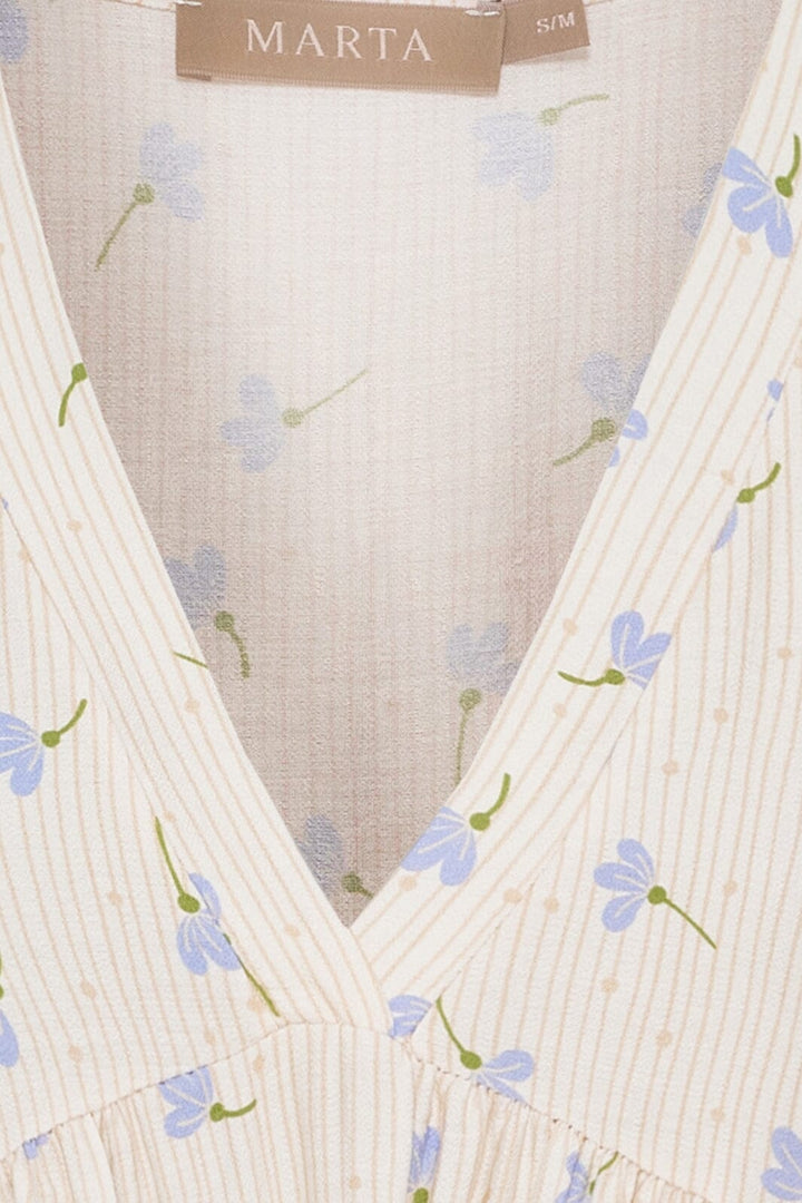 Marta Du Chateau - Mdcelma Dress 7109 - Celeste