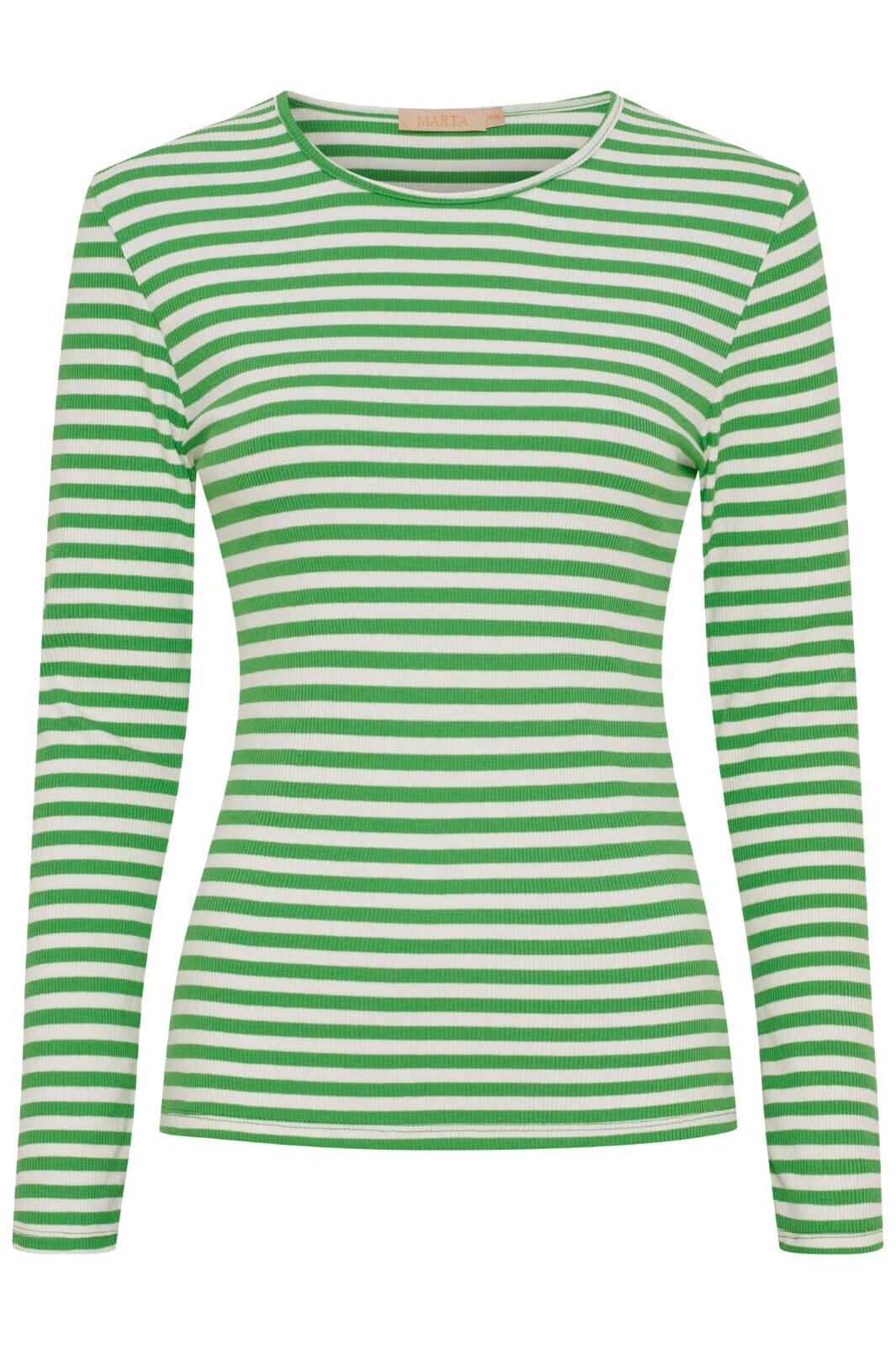 Marta Du Chateau - Mdcjosiane Ls Tee 49066 - Menta/Greggio