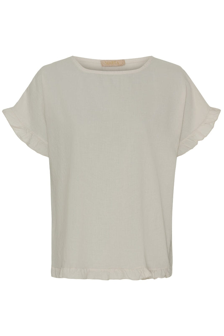 Forudbestilling - Marta Du Chateau - Mdckasimira Top - Sabbia T-shirts