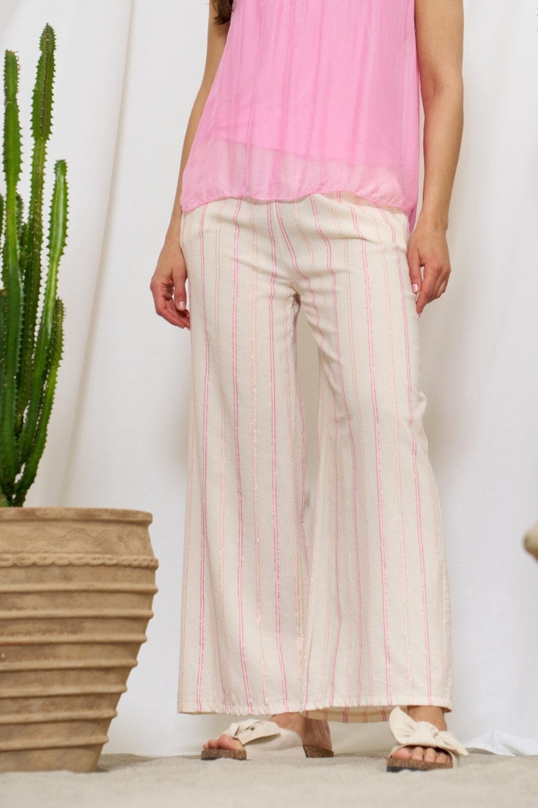 Marta Du Chateau - Mdcserena Pants 16045 - Pink1