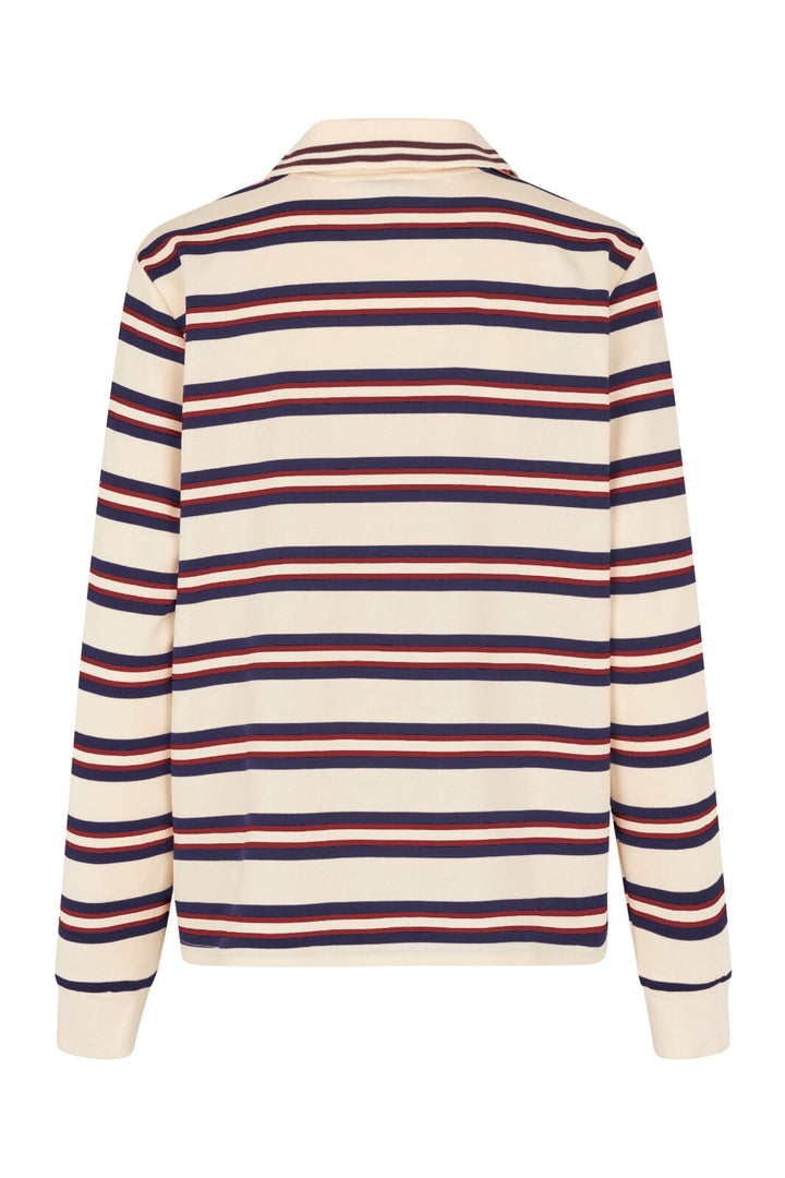 Forudbestilling - MbyM - Polla-M - S87 Navy Bordeaux Stripe Bluser