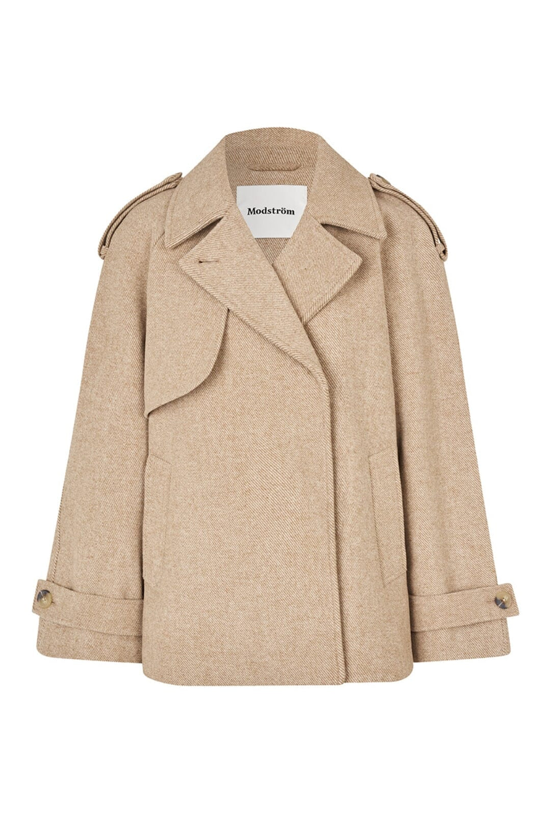 Forudbestilling - Modström - Esmundmd Twill Jacket 57735 - 11504 Beige Twill Melange Jakker