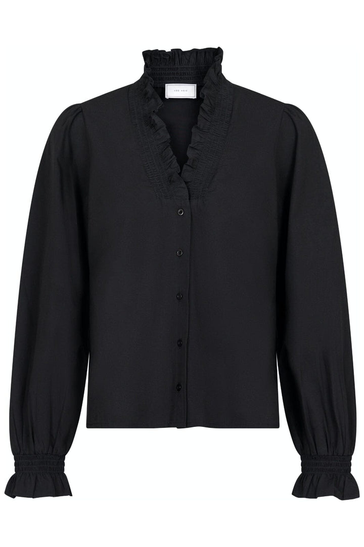 Forudbestilling - Neo Noir - Brielle Solid Shirt - Black Skjorter
