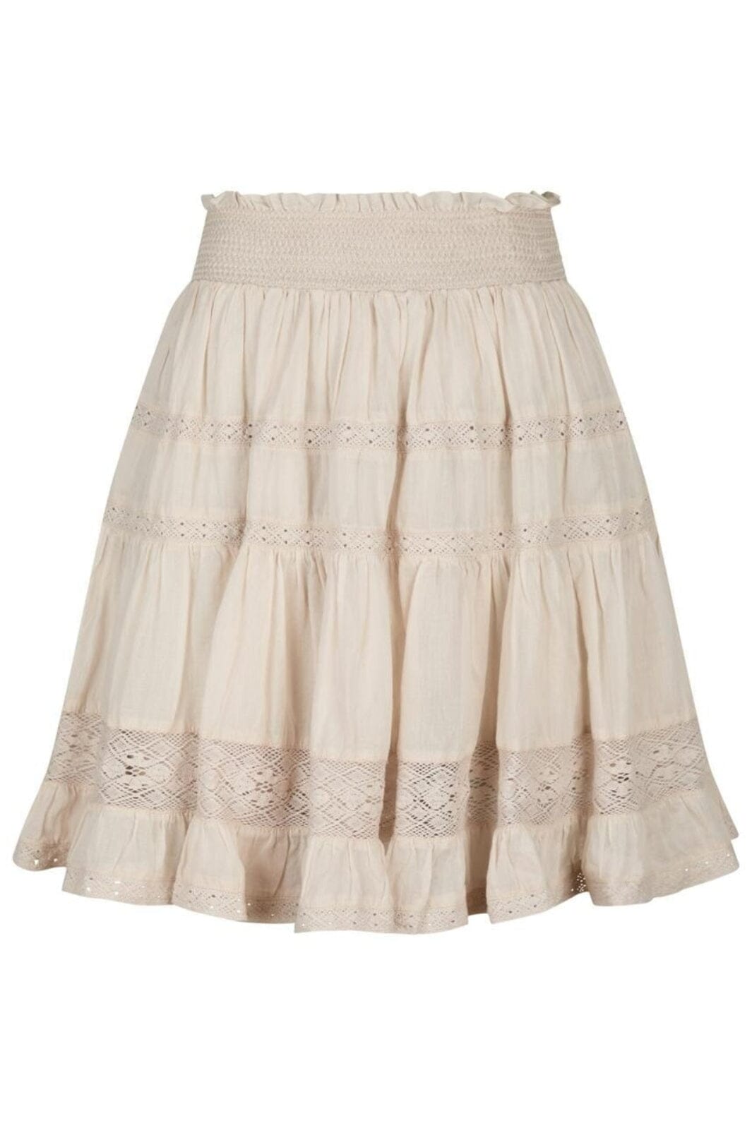 Forudbestilling - Neo Noir - Callia S Voile Skirt 164676 - 124 - Ivory Nederdele
