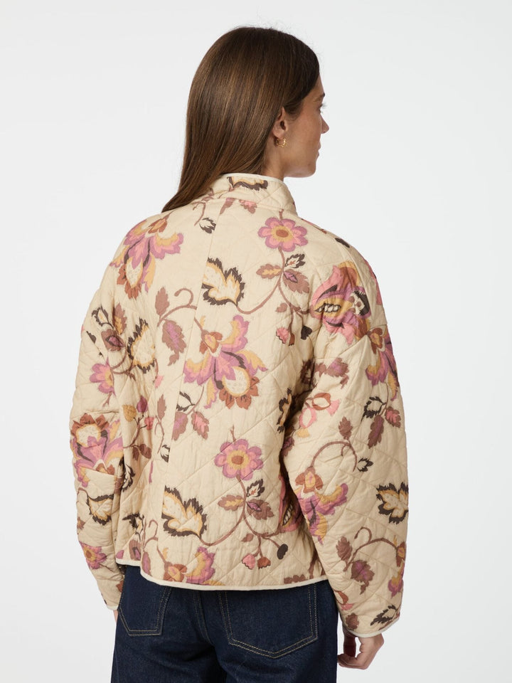Forudbestilling - Neo Noir - Hema Floral Trail Quilt Jacket 162625 - 165 - Rose Jakker