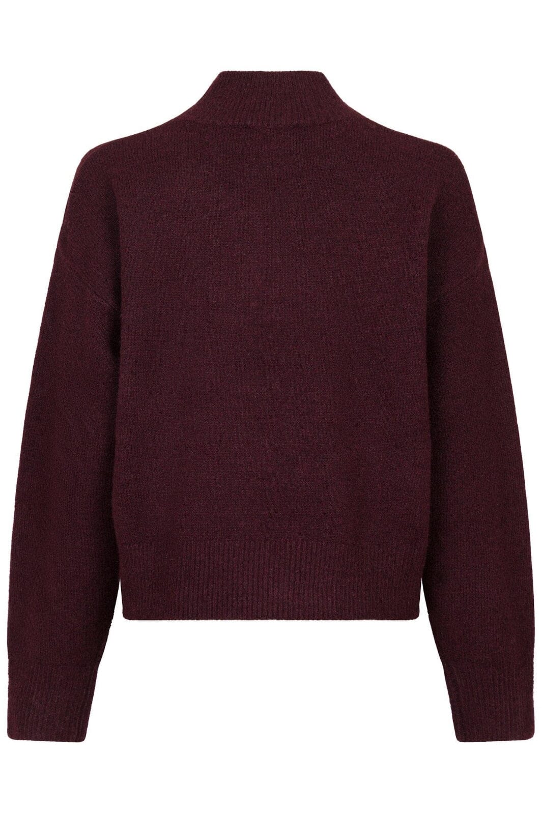 Forudbestilling - Neo Noir - Paulina Knit Blouse - Wine Strikbluser