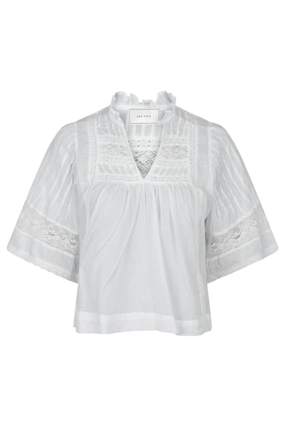 Forudbestilling - Neo Noir - Siama S Voile Blouse 164703 - 120 - White Bluser