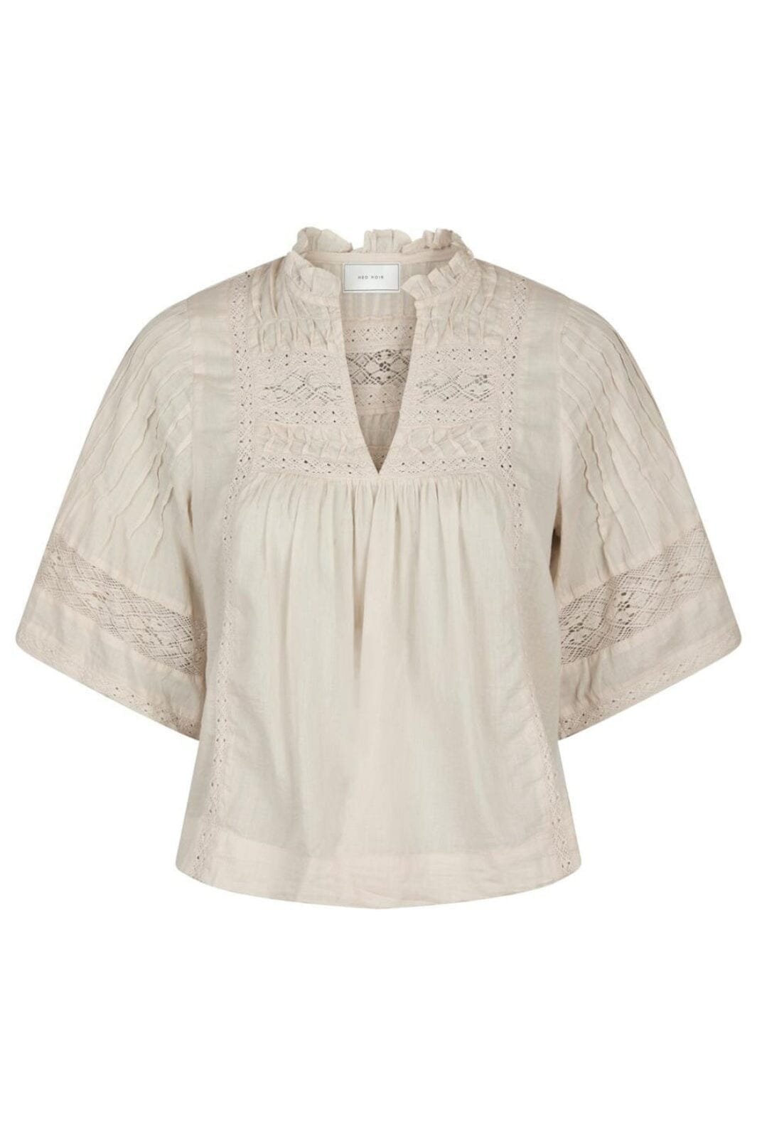 Forudbestilling - Neo Noir - Siama S Voile Blouse 164703 - 124 - Ivory Bluser