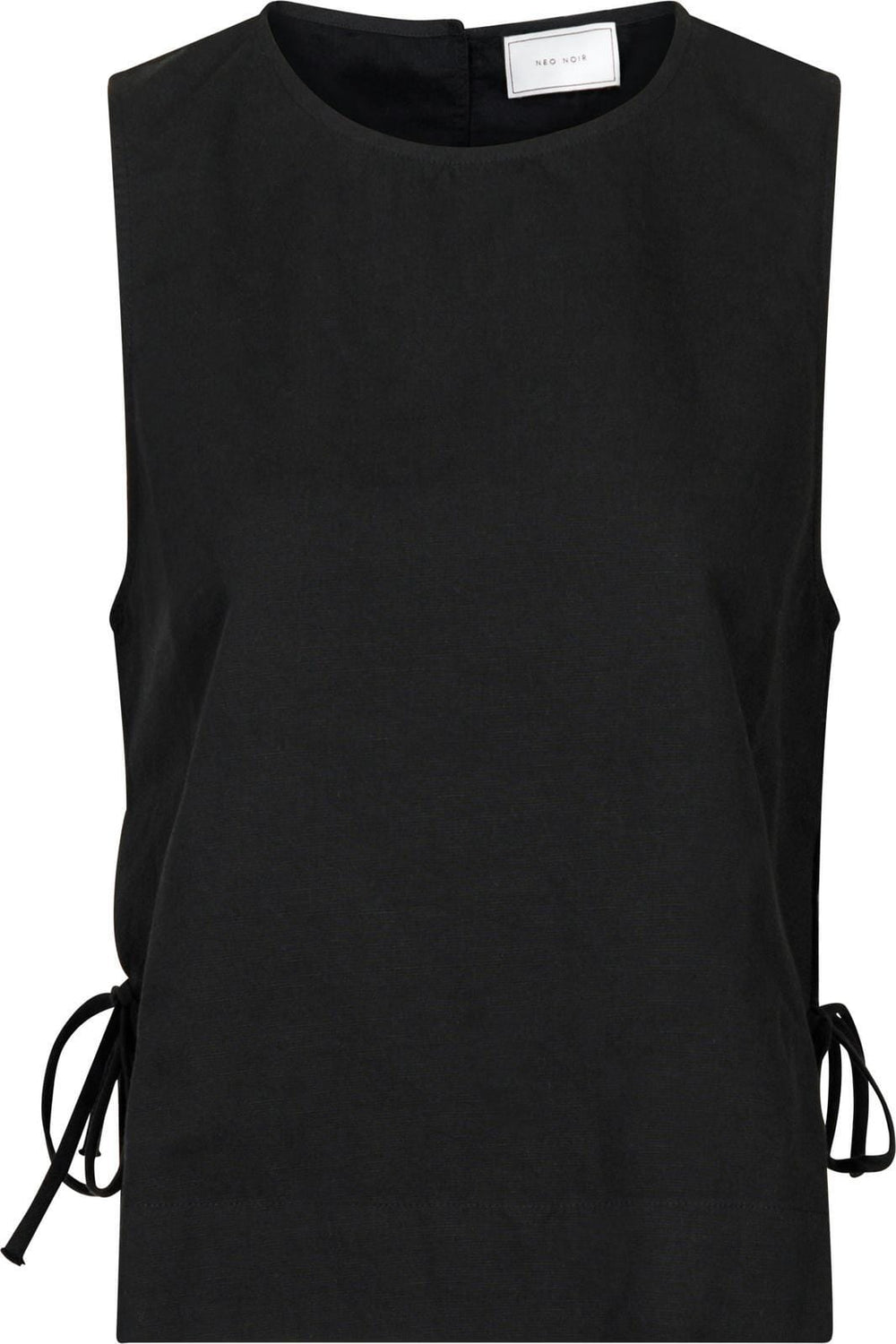 Neo Noir - Svetlana Linen Top - Black