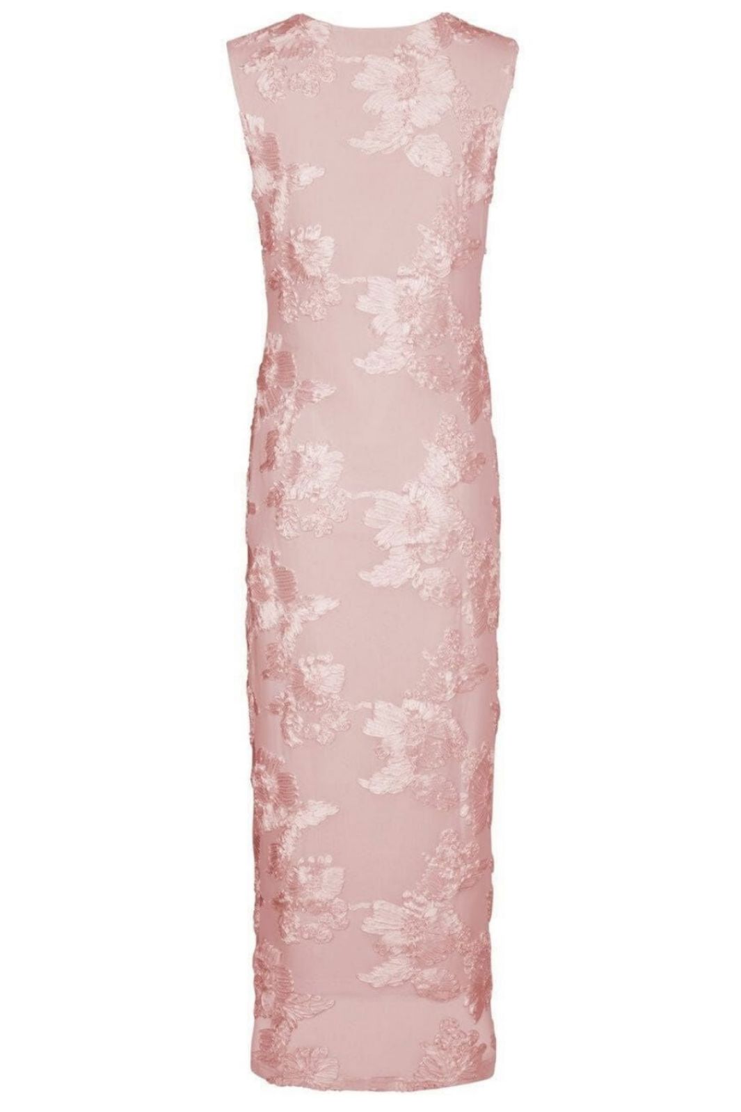 Forudbestilling - Neo Noir - Tiranna Big Flower Mesh Dress 166824 - 754 - Light Pink Kjoler