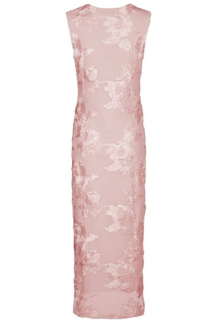 Forudbestilling - Neo Noir - Tiranna Big Flower Mesh Dress 166824 - 754 - Light Pink Kjoler