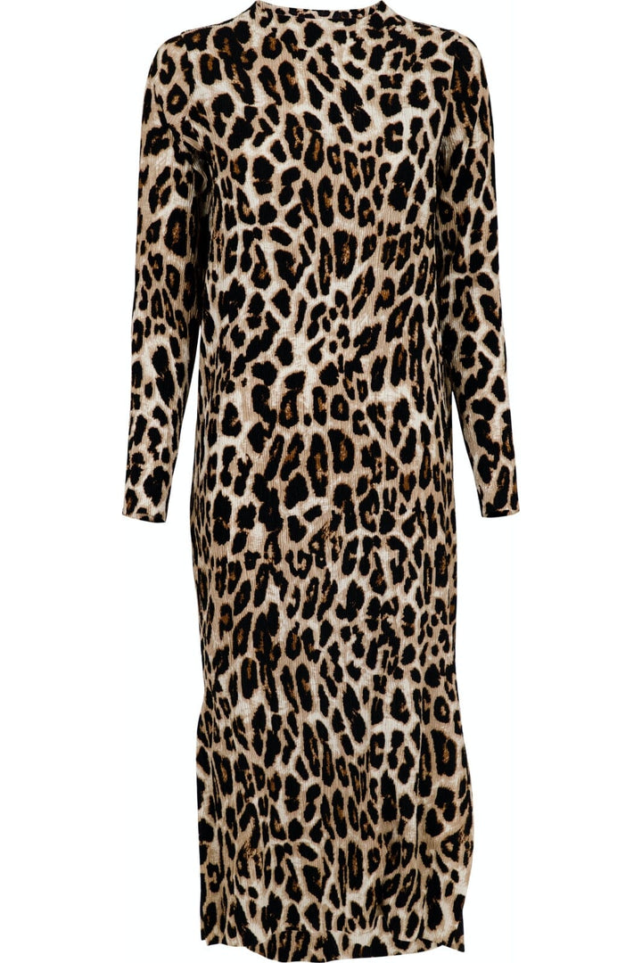 Forudbestilling - Neo Noir - Vogue Big Leo Dress - Leopard (Juni) Kjoler