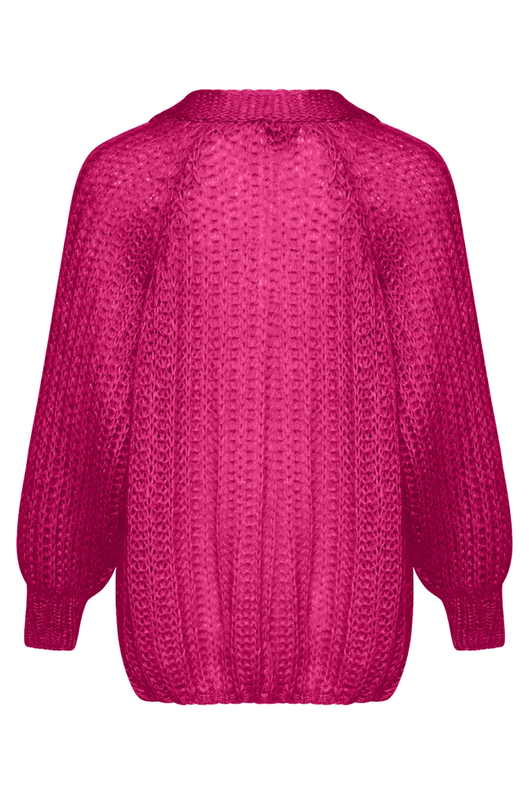 Forudbestilling - Noella - Joseph Cardigan Solid - Dark Pink (September/Oktober) Cardigans
