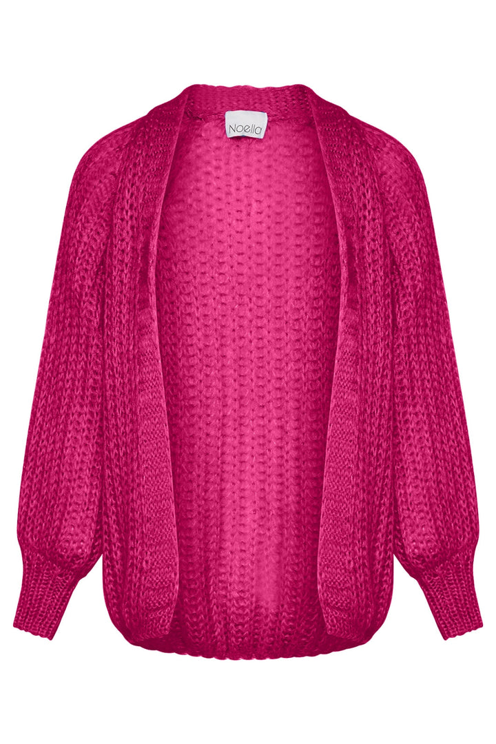 Forudbestilling - Noella - Joseph Cardigan Solid - Dark Pink (September/Oktober) Cardigans